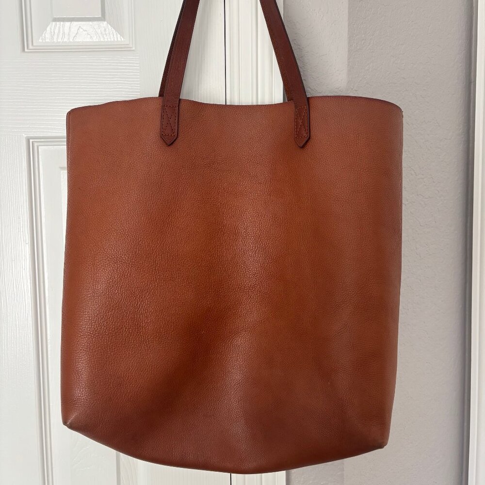 Madewell The Large Transport Tote English Saddle